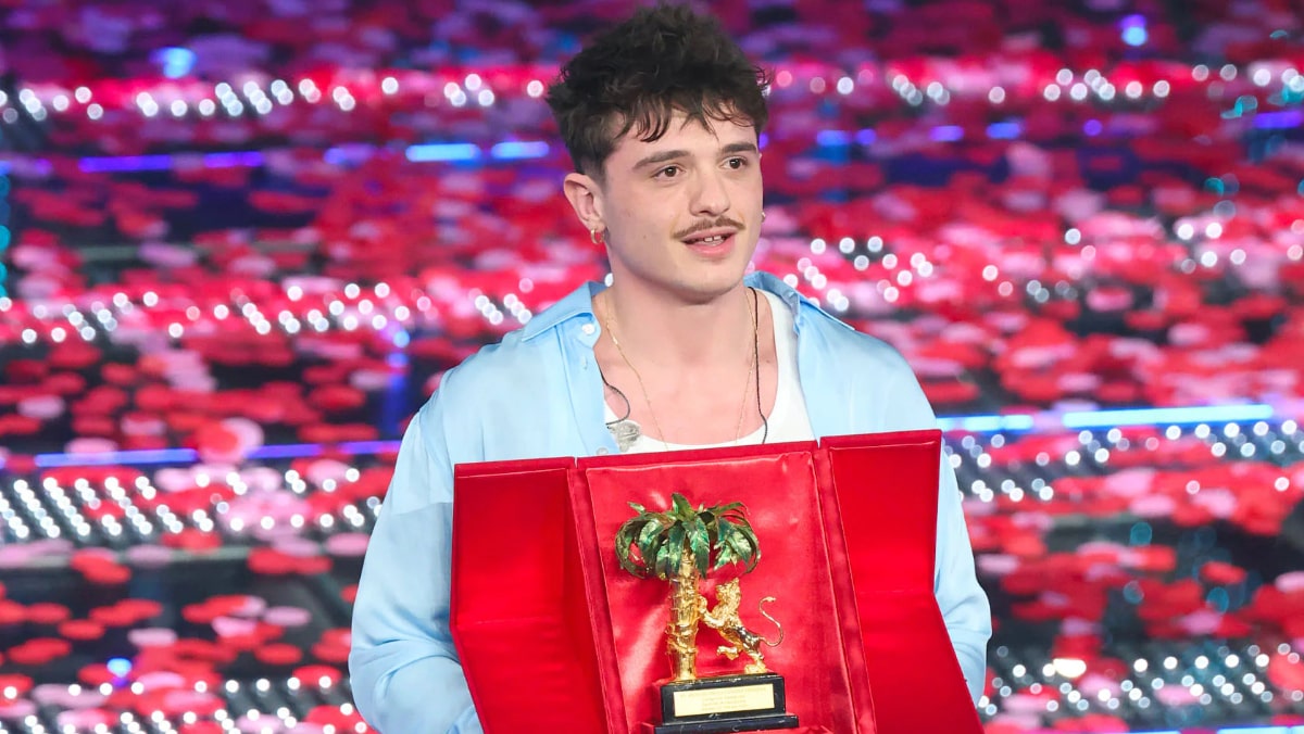 Olly, ganador del Festival de Sanremo 2025.