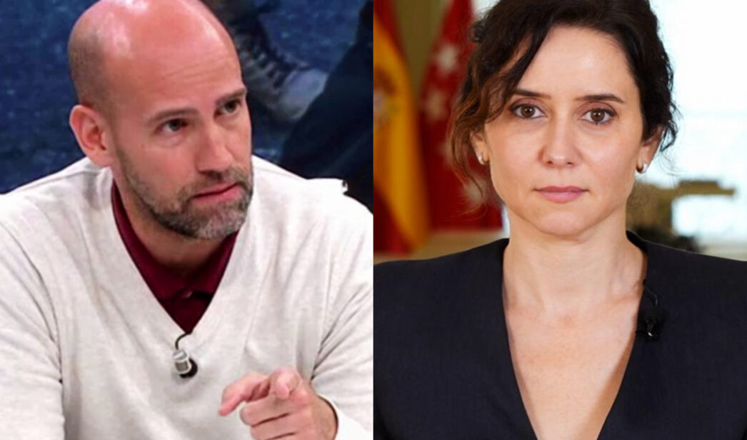 Gonzalo Miró en 'Más vale tarde' e Isabel Díaz Ayuso.