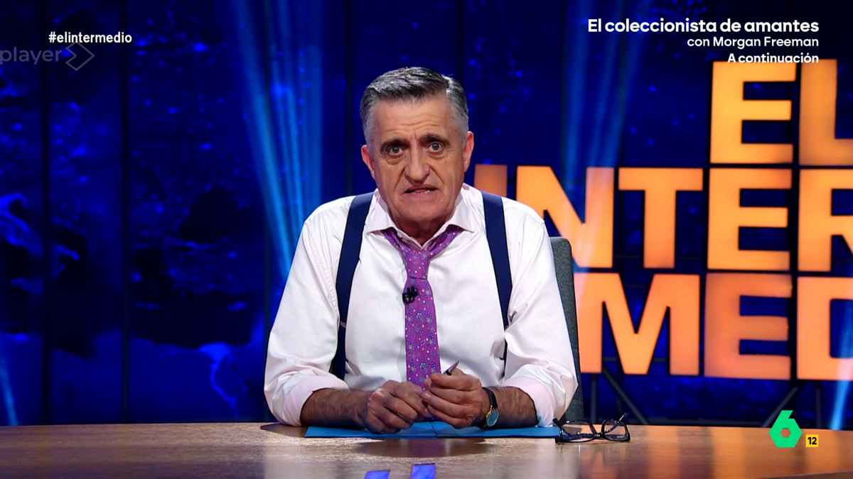 El Gran Wyoming en 'El Intermedio'.