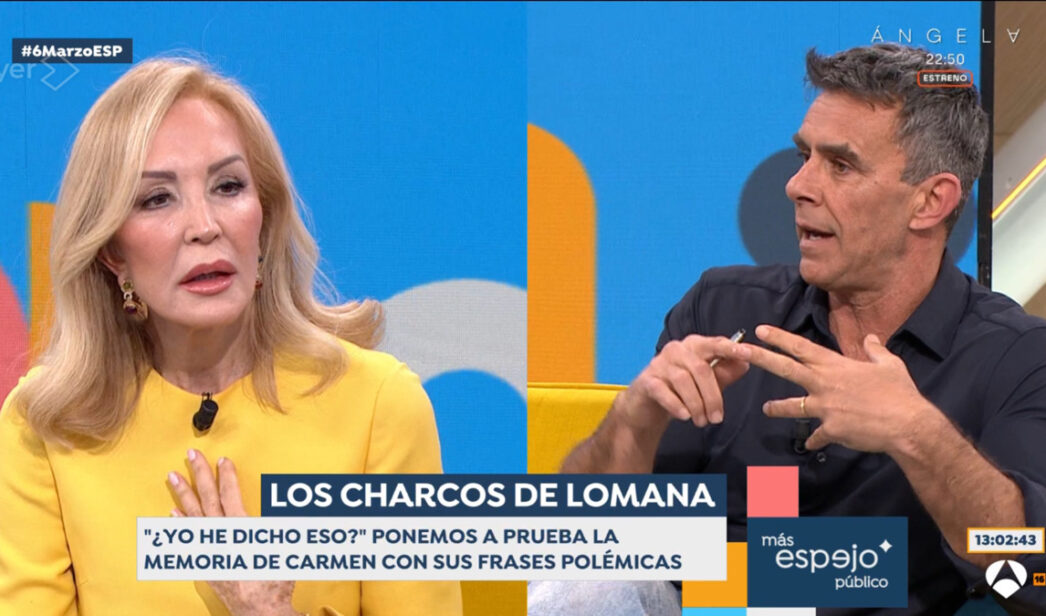 Encontronazo entre Alonso Caparrós y Carmen Lomana