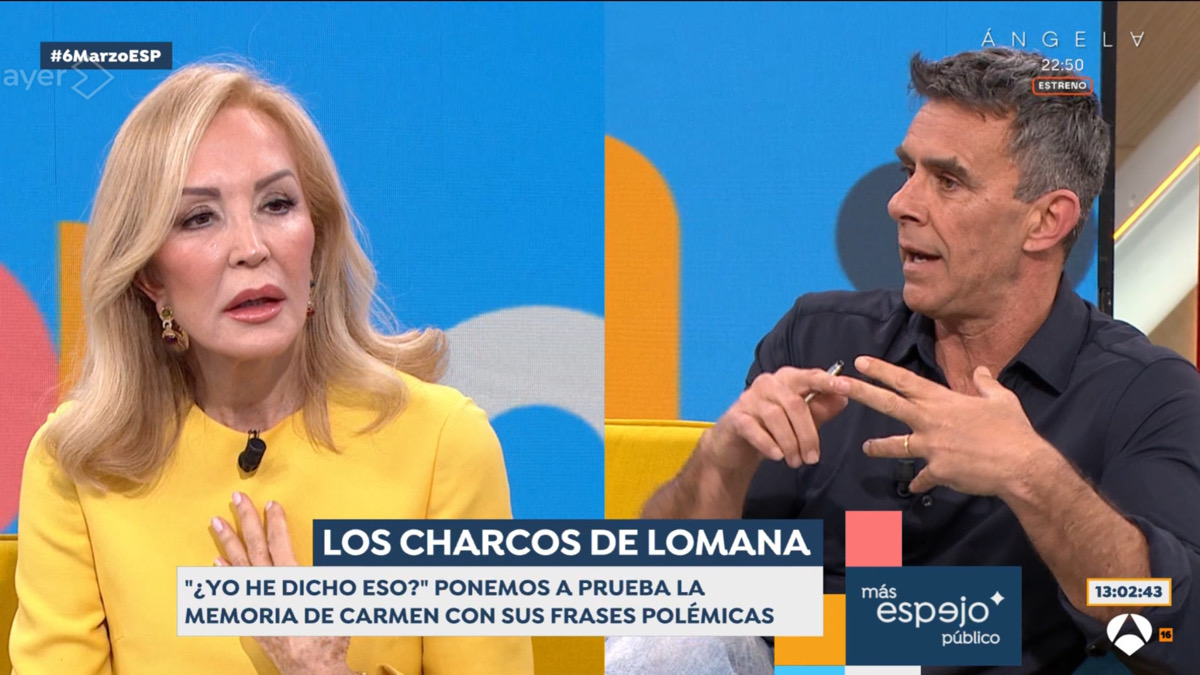 Encontronazo entre Alonso Caparrós y Carmen Lomana