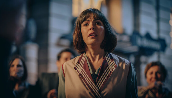 Verónica Sánchez en el primer capítulo de 'La Favorita 1922'.