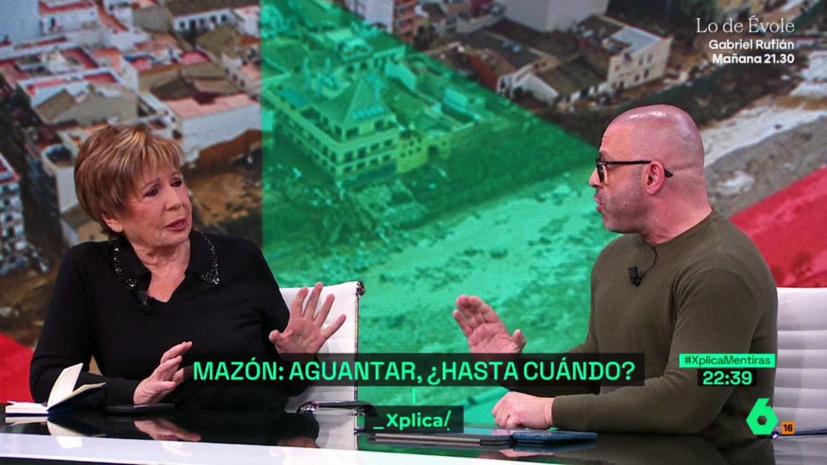 Celia Villalobos y Rafa López en 'La Sexta Xplica'