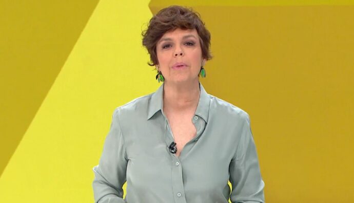 Cristina Villanueva en 'La Sexta Noticias'.