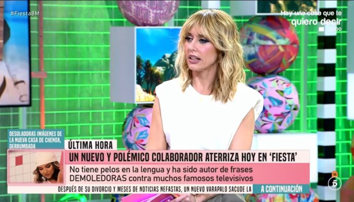 Emma García impresiona a todos en 'Fiesta' tras estar a punto de morir: "Estoy  viva de milagro"