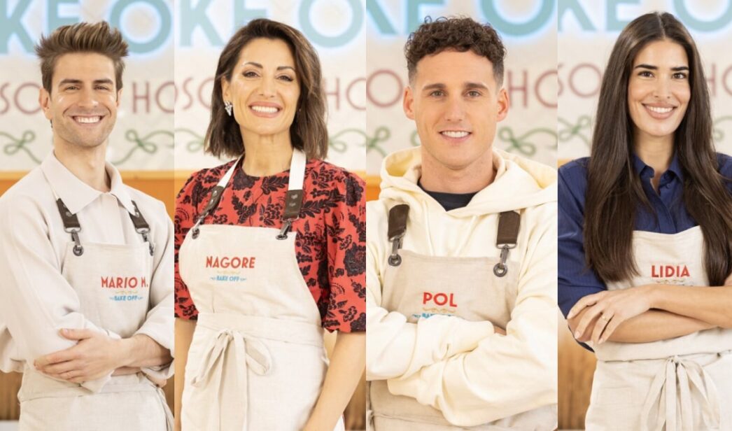 Mario, Nagore, Pol y Lidia, finalistas de 'Bake off'.