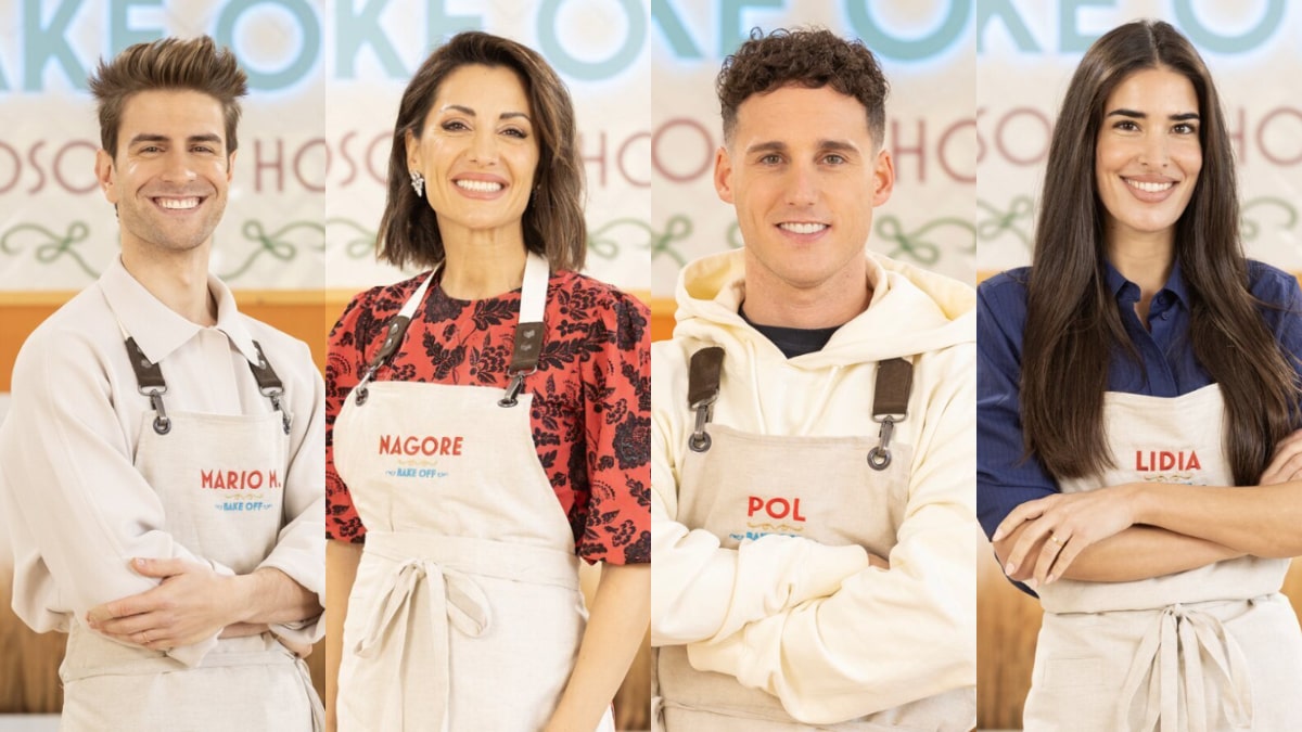 Mario, Nagore, Pol y Lidia, finalistas de 'Bake off'.