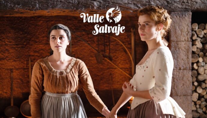 Luisa y Adriana en 'Valle Salvaje'.