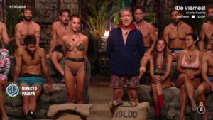 Momento clave de la última expulsión de 'Supervivientes'