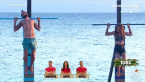 Anita durante la prueba de preparación-líder de 'Supervivientes'