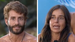 Pelayo Díaz y Carmen Alcayde en 'Supervivientes'