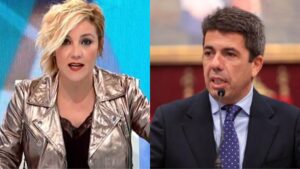 Cristina Pardo y Carlos Mazón.