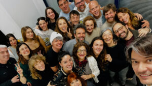 Alberto Caballero y el elenco de 'La que se avecina'