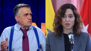 El Gran Wyoming en 'El Intermedio' e Isabel Díaz Ayuso
