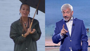 Laura Madrueño y Carlos Sobera en 'Supervivientes'