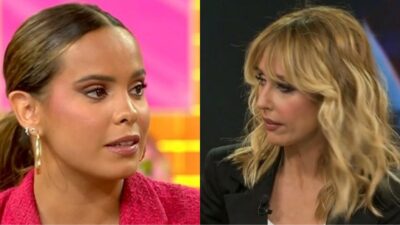 El corte de Emma García a Gloria Camila en 'Fiesta'.