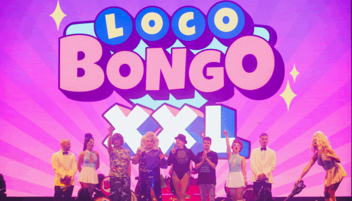 El exitoso espectáculo 'Loco Bongo', que reivindica los concursos de los 90, prepara su salto a la televisión