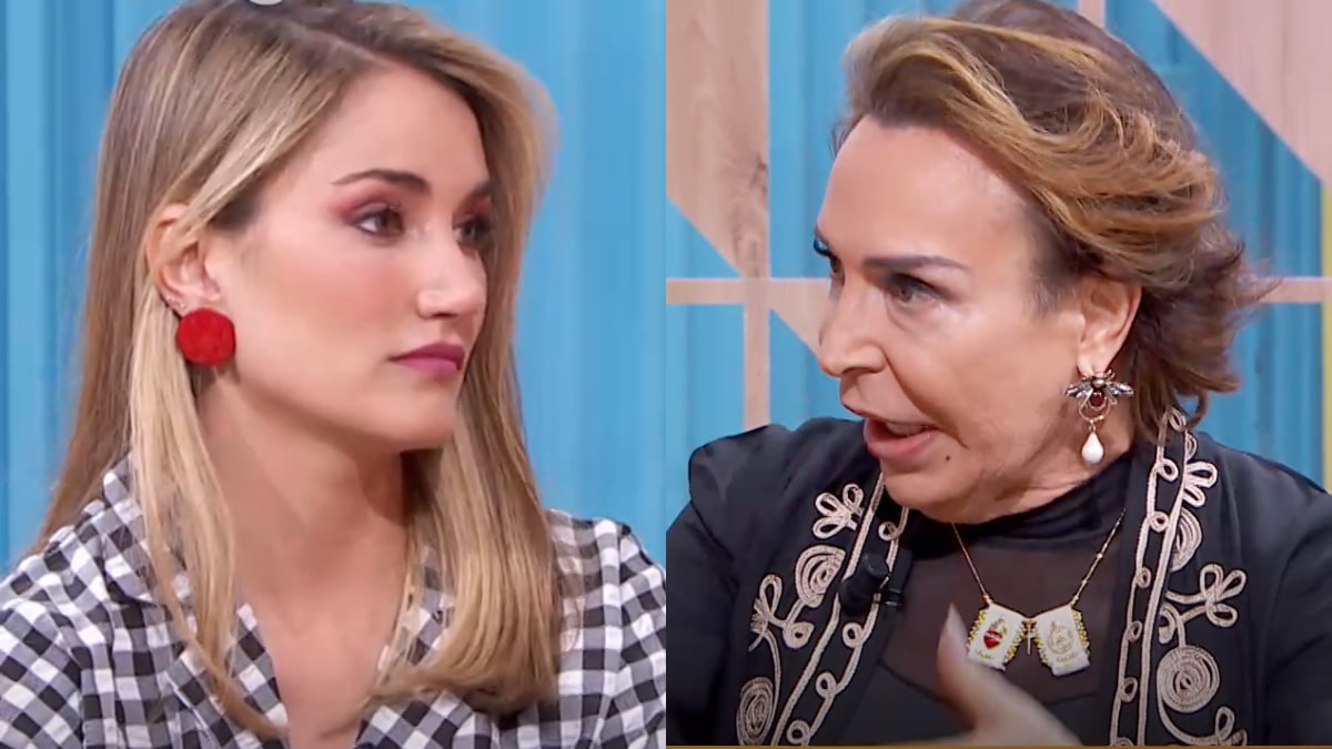 Alba Carrillo y Benita Maestro Joao en 'Mañaneros'.