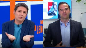 Jesús Cintora e Ignacio Aguado en 'Malas lenguas'.