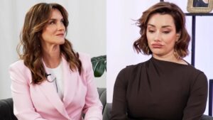 Elena Rodríguez y Adara Molinero en 'En las mejores familias'.