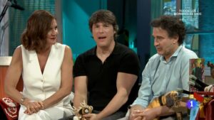 Samantha Vallejo-Nágera, Jordi Cruz y Pepe Rodríguez en 'La Revuelta'.