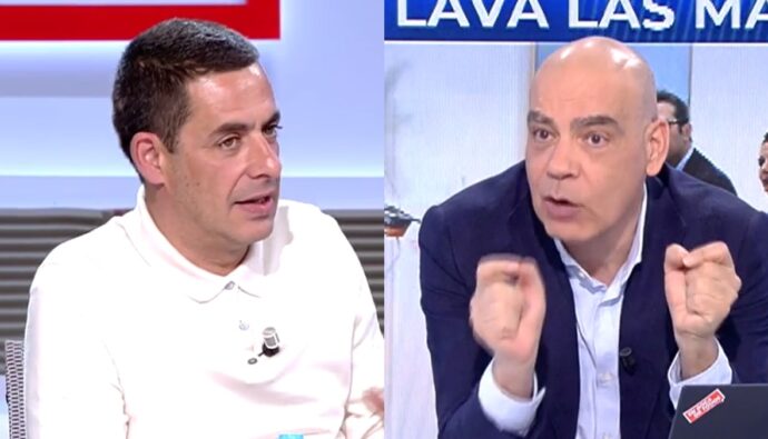 Antonio Naranjo y Nacho Abad en 'En boca de todos'.