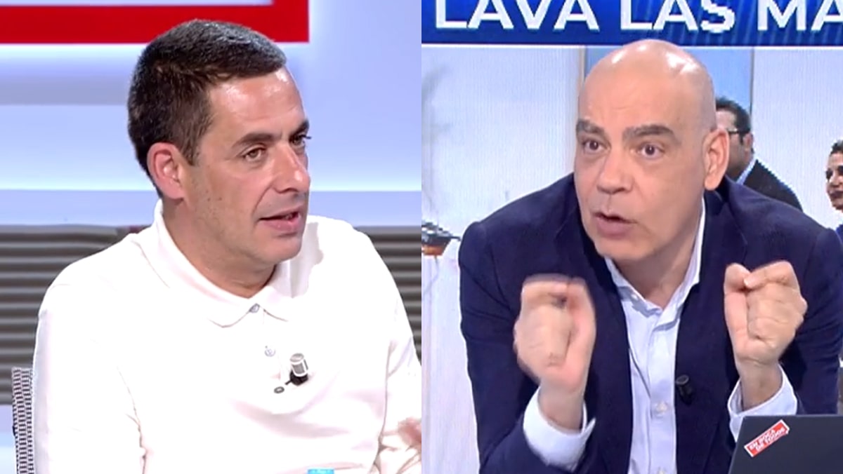 Antonio Naranjo y Nacho Abad en 'En boca de todos'.
