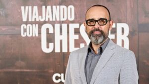 Risto Mejide en la presentación de 'Viajando con Chester'.