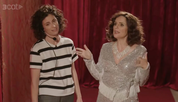 Parodia de Isabel Díaz Ayuso como Melody en 'Polònia'
