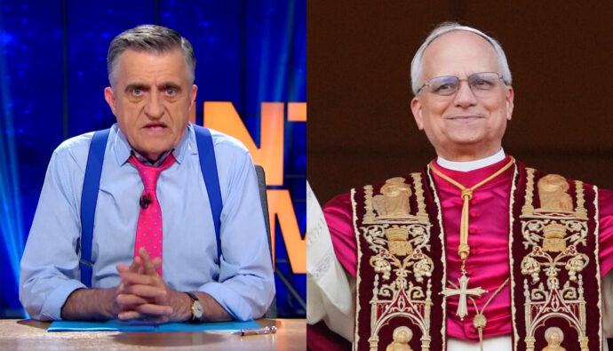 El Gran Wyoming en 'El Intermedio' y el papa León XIV