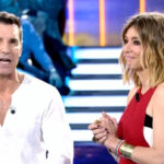 Jesús Vázquez junto a Sandra Barneda en Telecinco
