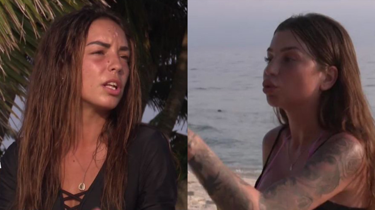 Anita Williams y Gabriela en 'Supervivientes'