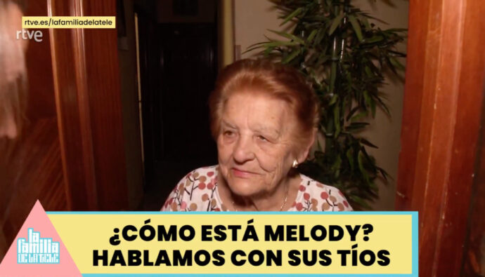 María, tía abuela de Melody en 'La familia de la tele'