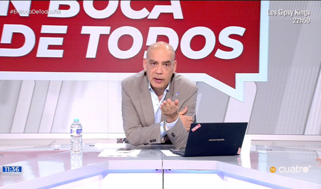 Nacho Abad paraliza 'En boca de todos' por una agresión