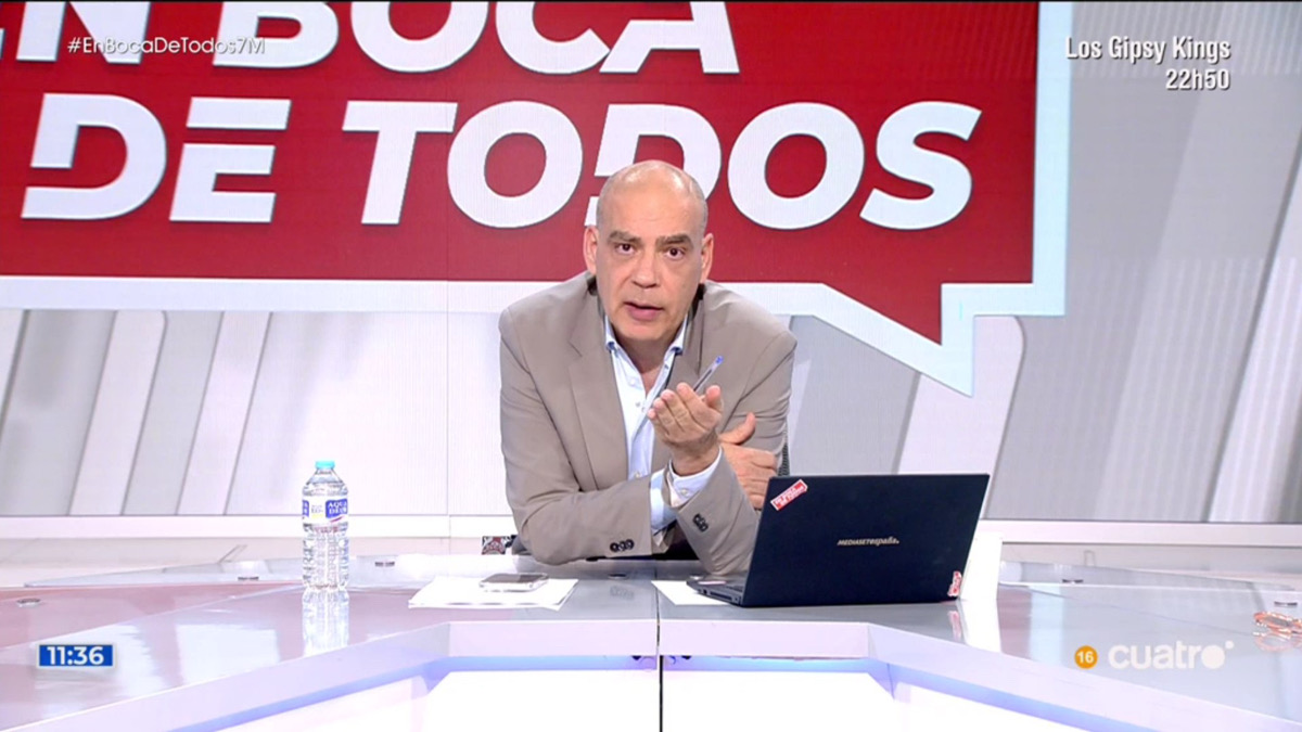 Nacho Abad paraliza 'En boca de todos' por una agresión