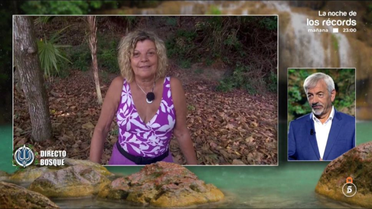 Terelu Campos y Carlos Sobera en 'Supervivientes'