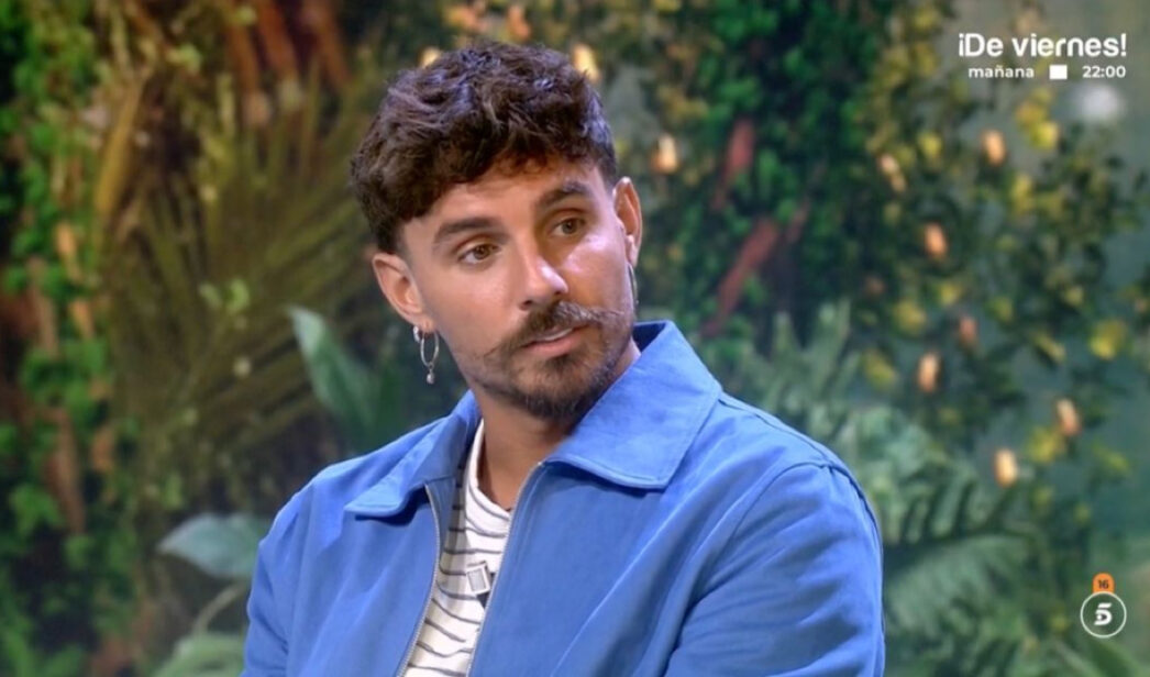Manuel González en el plató de 'Supervivientes'