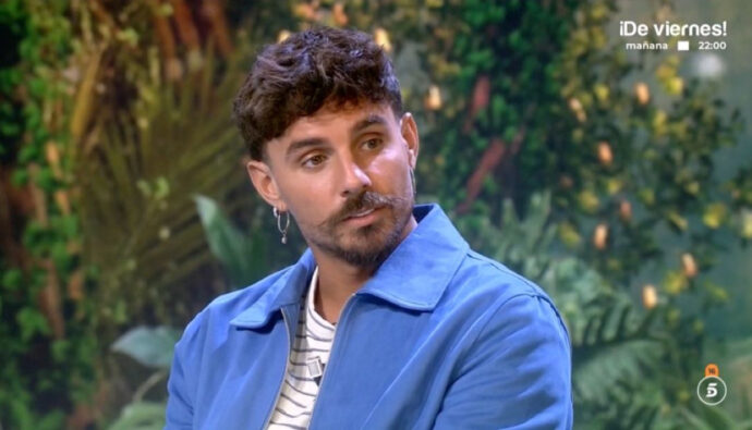 Manuel González en el plató de 'Supervivientes'