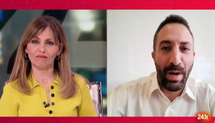Ángeles Bravo y Daniel Broncano, hermano de David Broncano