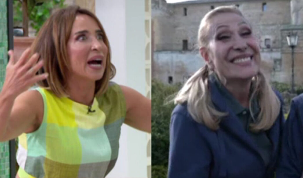 María Patiño y Rosa Benito en 'La familia de la tele'