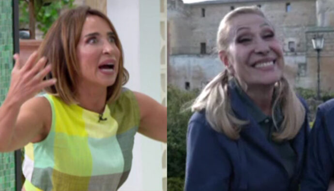 María Patiño y Rosa Benito en 'La familia de la tele'