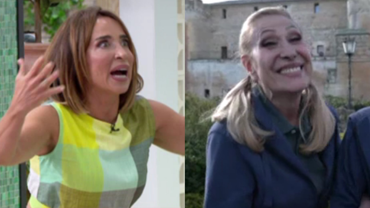 María Patiño y Rosa Benito en 'La familia de la tele'