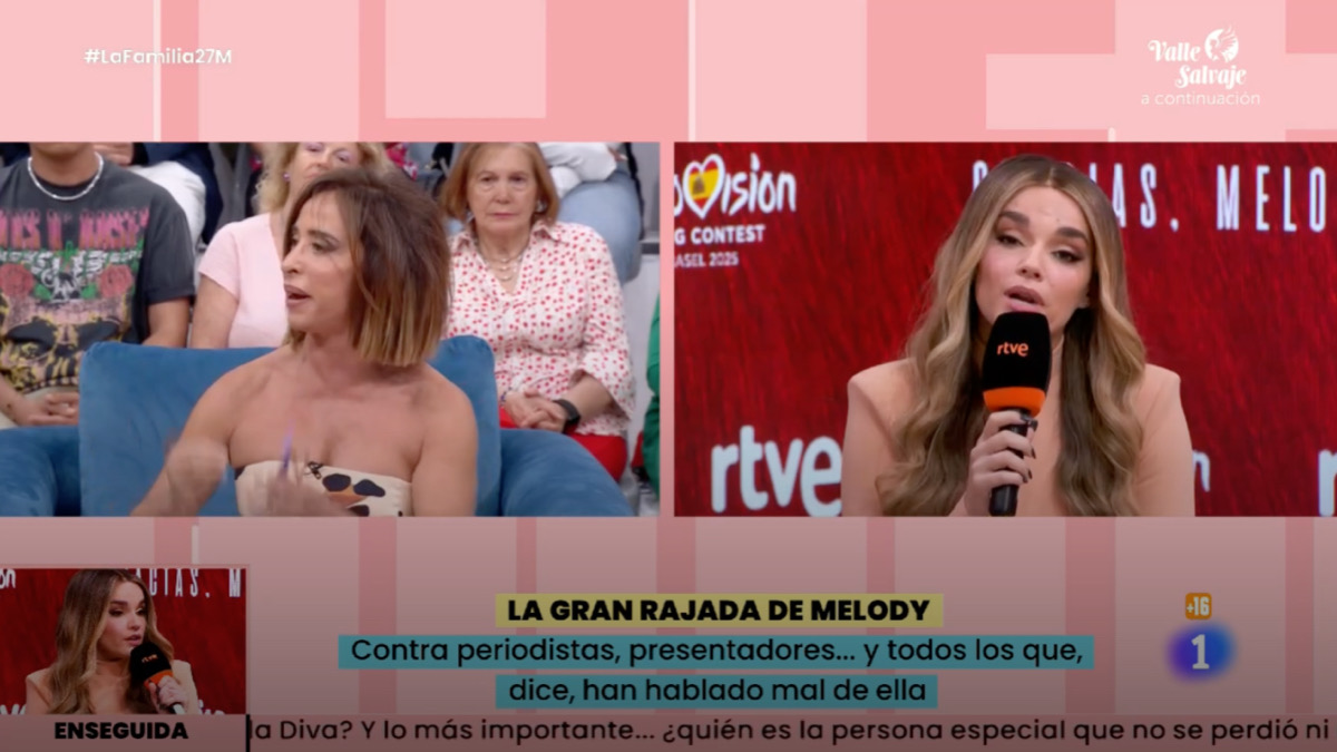 María Patiño en 'La familia de la tele'