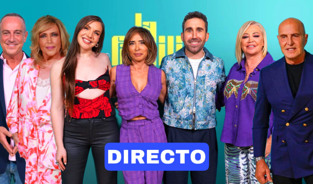 Estreno de 'La familia de la tele' en directo