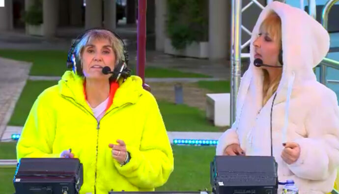 Paloma del Río y Cayetana Guillén Cuervo en 'La familia de la tele'