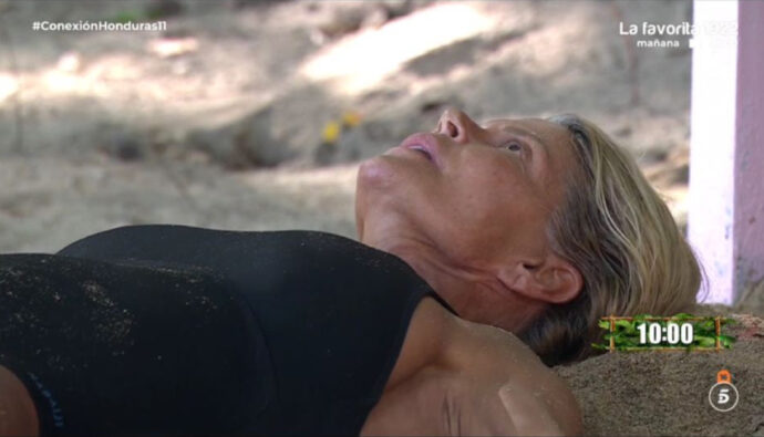 Makoke durante una de las pruebas de 'Supervivientes'