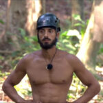 Borja González durante una de las pruebas de 'Supervivientes'