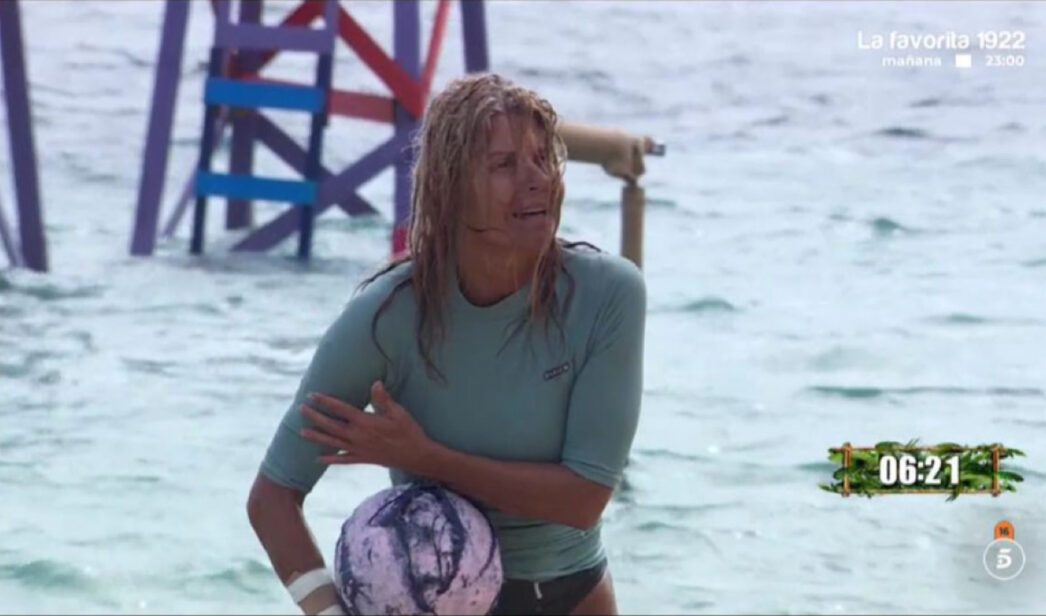Makoke durante una de las pruebas de 'Supervivientes'