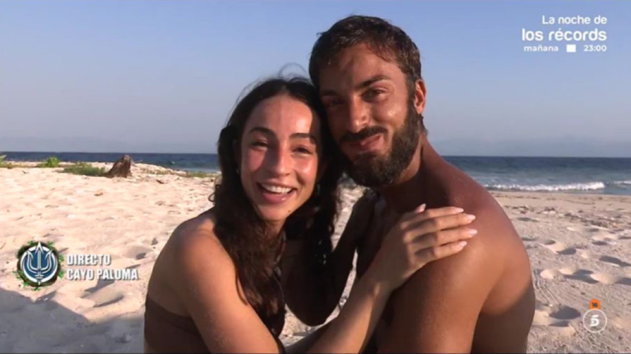 Borja González y su pareja en 'Supervivientes'