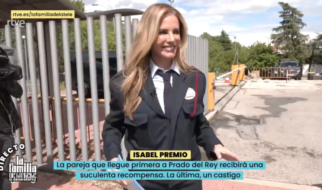 Paula Vázquez en 'La familia de la tele'